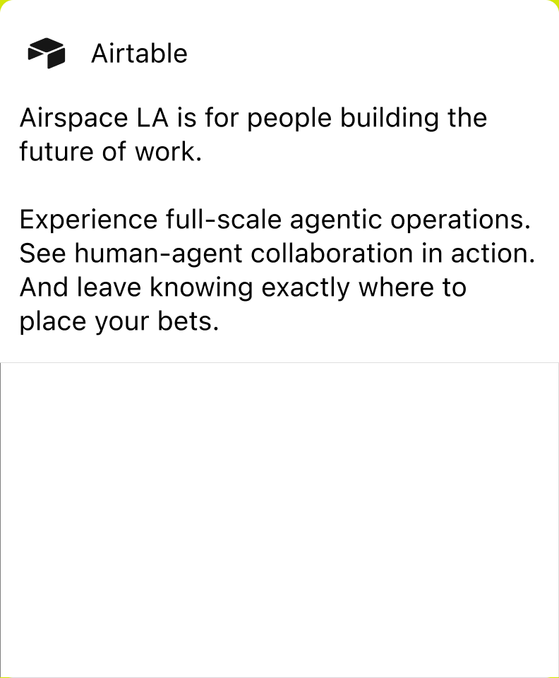 Airspace campaign post